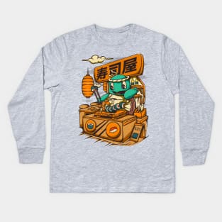 Chef of Japanese Food Kids Long Sleeve T-Shirt